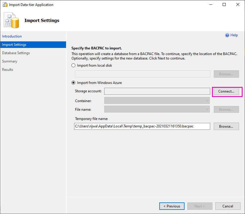 How To Import Or Restore BACPAC File Using SQL Server Management Studio